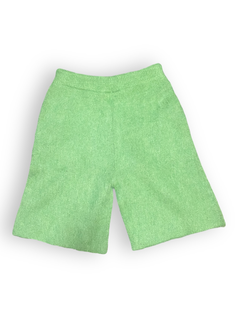 Mohair Shorts (Electric Green) - My Store