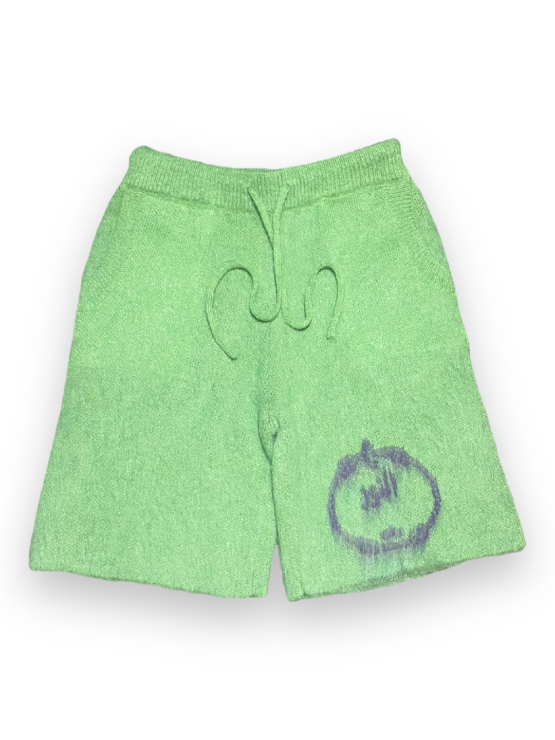 Mohair Shorts (Electric Green) - My Store